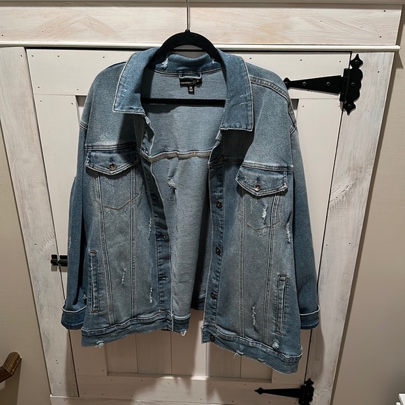 Distressed Jean Jacket - Picture 2 of 5